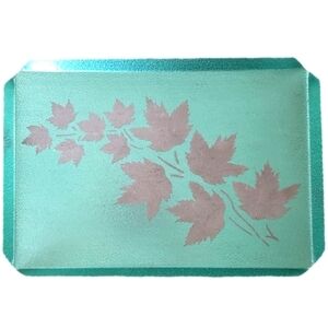 1950s OOAK Anodized Aluminum Serving Tray - T.E. Wright (Alcan) Rare Provenance